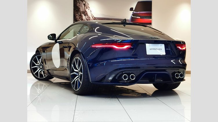 2024 認定中古車 Jaguar F-Type オウルトンブルー P575 オートマチック 全輪駆動 F-TYPEクーペ R75 ZPエディション