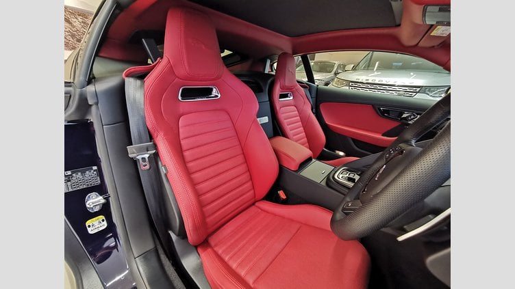 2024 認定中古車 Jaguar F-Type オウルトンブルー P575 オートマチック 全輪駆動 F-TYPEクーペ R75 ZPエディション
