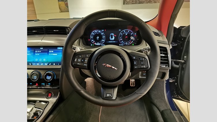 2024 認定中古車 Jaguar F-Type オウルトンブルー P575 オートマチック 全輪駆動 F-TYPEクーペ R75 ZPエディション