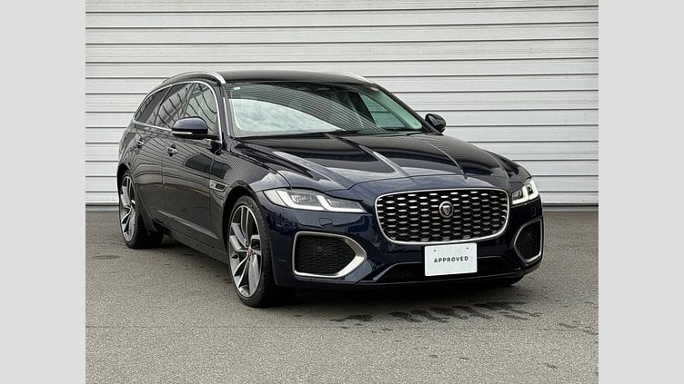 2022 認定中古車 Jaguar XF ポルトフィーノブルー D200 AWD（オートマチック）MHEV SPORTBRAKE S