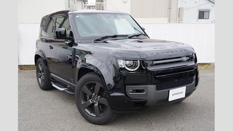 2024 認定中古車 Land Rover Defender 90 サントリーニブラック P525 AWD (AT) V8