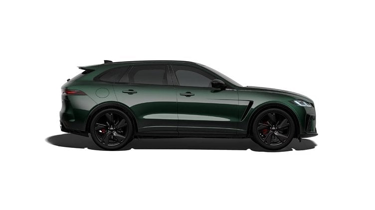 2025 New Jaguar F-Pace British Racing Green in Gloss finish P575 PETROL SVR 575 EDITION