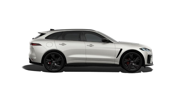 2025 New Jaguar F-Pace Icy White in Gloss finish P575 PETROL SVR 575 EDITION