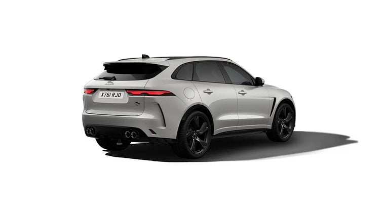 2025 New Jaguar F-Pace Icy White in Gloss finish P575 PETROL SVR 575 EDITION