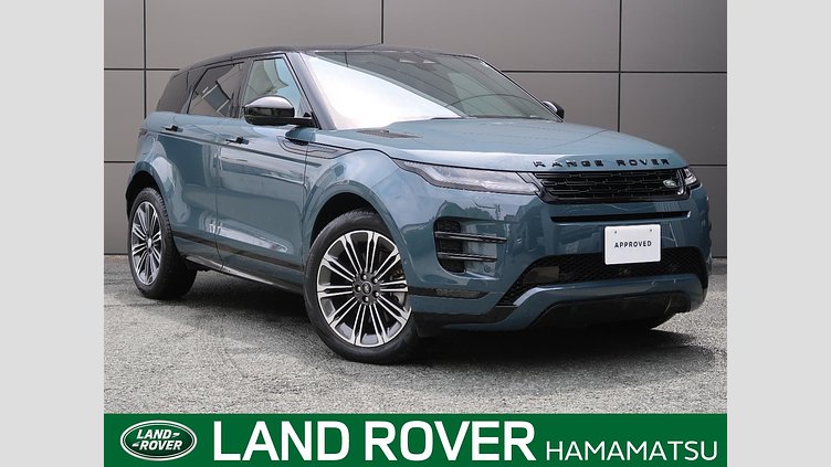 2023 認定中古車 Land Rover Range Rover Evoque トライベッカブルー P250（ガソリン） スタンダードホイールベース DYNAMIC HSE