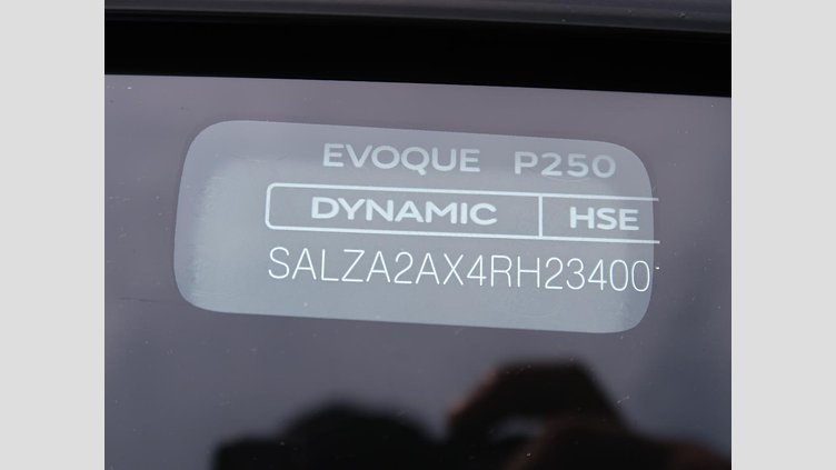 2023 認定中古車 Land Rover Range Rover Evoque トライベッカブルー P250（ガソリン） スタンダードホイールベース DYNAMIC HSE