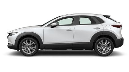 2025 Uusi Mazda CX-30 Snowflake White Pearl 2.5 M Hybrid e-Skyactiv G AT Centre-line (2)