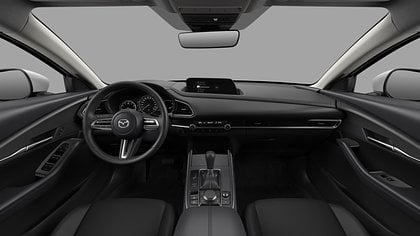 2025 Uusi Mazda CX-30 Snowflake White Pearl 2.5 M Hybrid e-Skyactiv G AT Centre-line (5)