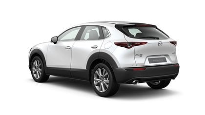 2025 Uusi Mazda CX-30 Snowflake White Pearl 2.5 M Hybrid e-Skyactiv G AT Centre-line (3)