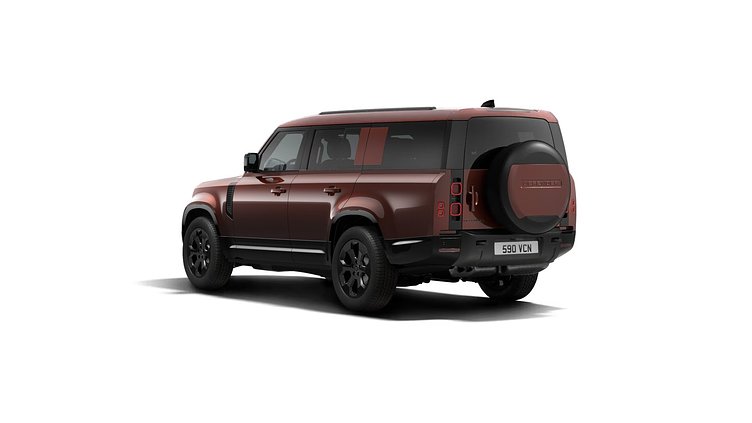 2025 New Land Rover Defender 130 Sedona Red D350 Diesel Mild Hybrid X-Dynamic SE