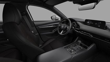 2025 Uusi Mazda 3 Snowflake White Pearl 2.5 M Hybrid e-Skyactiv G AT Centre-line (4)