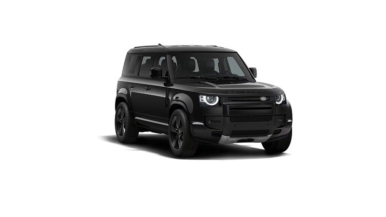2025 New Land Rover Defender 110 Santorini Black P425 Petrol X-Dynamic SE