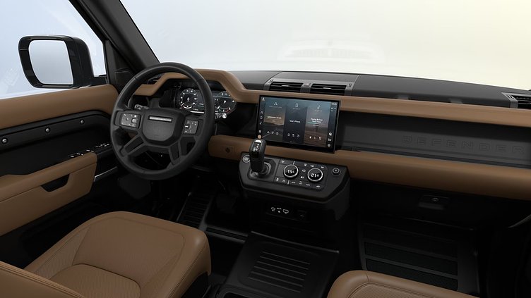 2025 New Land Rover Defender 110 Santorini Black P425 Petrol X-Dynamic SE