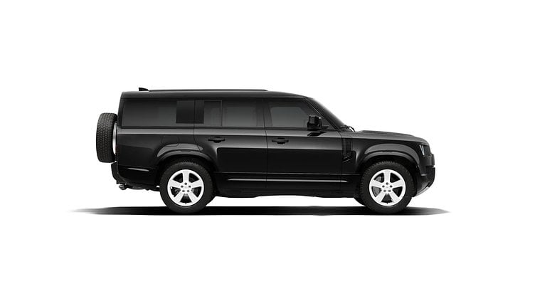 2025 New Land Rover Defender 130 Santorini Black P425 Petrol X-Dynamic SE