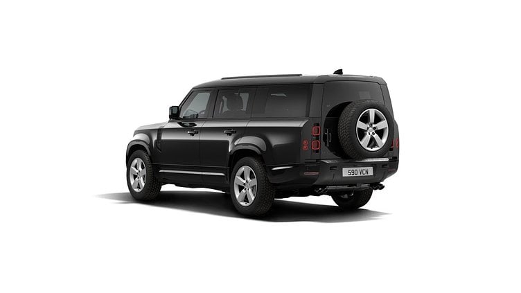 2025 New Land Rover Defender 130 Santorini Black P425 Petrol X-Dynamic SE