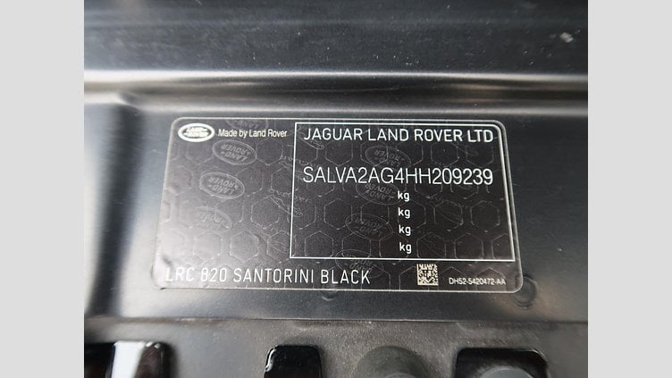 2017 認定中古車 Land Rover Range Rover Evoque Santorini Black 2.0 litre Si4 Petrol ＨＳＥダイナミック
