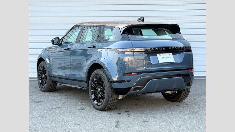 2024 認定中古車 Land Rover Range Rover Evoque トライベッカブルー P300eプラグインハイブリッド（ガソリン） スタンダードホイールベース DYNAMIC HSE