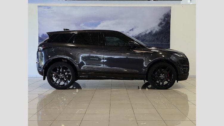 2022 Approved Land Rover Range Rover Evoque Carpatian Grey Smart View Mirror, Full Leather , Side Vents - Burnished Copper, Voice Control, Rain Sensor, Navigation, Blind Spot Assist, Heated Steering Wheel, Red Brake Calipers, Heated / Cooled Front Seats, Sliding Panoramic Roof.  Range Rover Evoque 2.0D Autobiography 147KW (D200)
