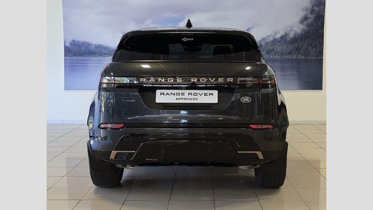 2022 Approved Land Rover Range Rover Evoque Carpatian Grey Smart View Mirror, Full Leather , Side Vents - Burnished Copper, Voice Control, Rain Sensor, Navigation, Blind Spot Assist, Heated Steering Wheel, Red Brake Calipers, Heated / Cooled Front Seats, Sliding Panoramic Roof.  Range Rover Evoque 2.0D Autobiography 147KW (D200)