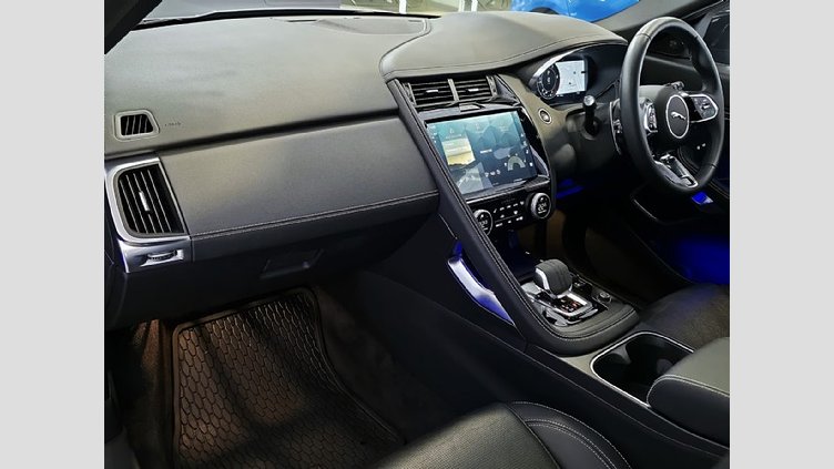 2024 Approved Jaguar E-Pace Eiger Grey BALANCE OF 5 YR MAINTENANCE PLAN VALID OR 100 000KM. Perpendicular Park Assist Park Distance Control Rearview Camera Lane Keep Assist Navigation Auto Dimming Rear View Mirror ISOFIX Front Auto High Beam Assist . E-Pace D200 2.0D SE R-Dynamic (147KW)