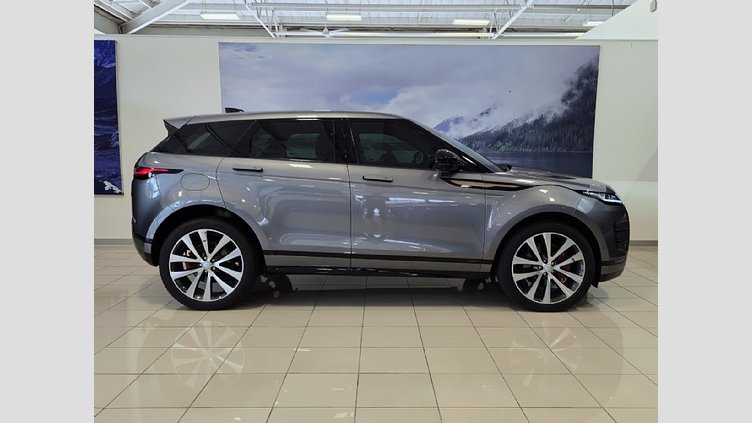 2024 Approved Land Rover Range Rover Evoque Eiger Grey BALANCE OF WARRANTY 100 000KM. BALANCE OF MAINTENANCE PLAN VALID UNTIL 100 000KM. Smart View Mirror, Full Extended Leather Upgrade, Side Vents - Burnished Copper, Voice Control, Rain Sensor, Navigation, Blind Spot Assist. Range Rover Evoque 2.0D Autobiography 147KW (D200)
