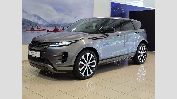 2024 Approved Land Rover Range Rover Evoque Eiger Grey BALANCE OF WARRANTY 100 000KM. BALANCE OF MAINTENANCE PLAN VALID UNTIL 100 000KM. Smart View Mirror, Full Extended Leather Upgrade, Side Vents - Burnished Copper, Voice Control, Rain Sensor, Navigation, Blind Spot Assist. Range Rover Evoque 2.0D Autobiography 147KW (D200)