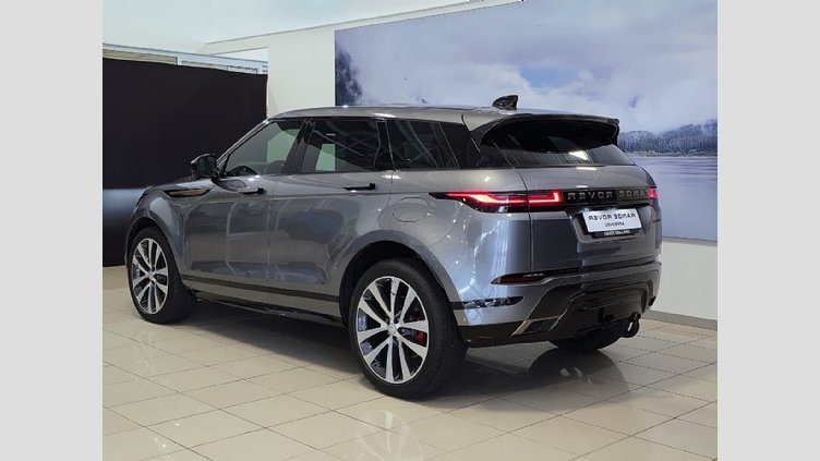 2024 Approved Land Rover Range Rover Evoque Eiger Grey BALANCE OF WARRANTY 100 000KM. BALANCE OF MAINTENANCE PLAN VALID UNTIL 100 000KM. Smart View Mirror, Full Extended Leather Upgrade, Side Vents - Burnished Copper, Voice Control, Rain Sensor, Navigation, Blind Spot Assist. Range Rover Evoque 2.0D Autobiography 147KW (D200)