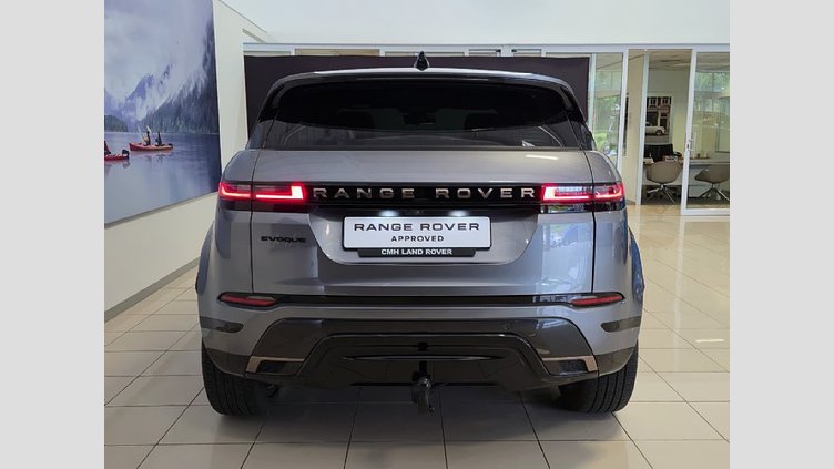 2024 Approved Land Rover Range Rover Evoque Eiger Grey BALANCE OF WARRANTY 100 000KM. BALANCE OF MAINTENANCE PLAN VALID UNTIL 100 000KM. Smart View Mirror, Full Extended Leather Upgrade, Side Vents - Burnished Copper, Voice Control, Rain Sensor, Navigation, Blind Spot Assist. Range Rover Evoque 2.0D Autobiography 147KW (D200)