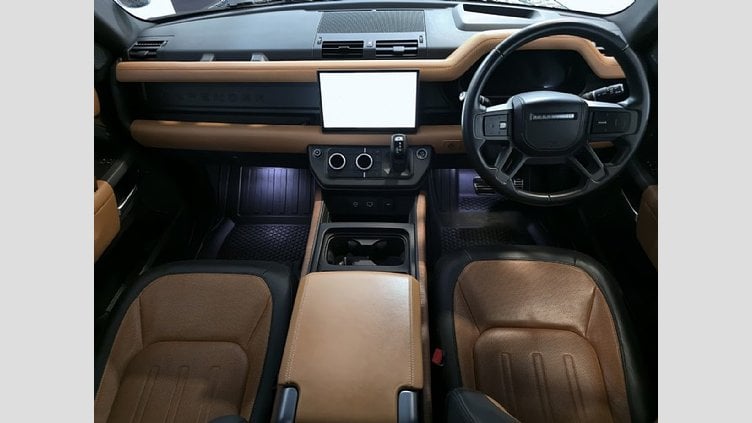 2022 Approved Land Rover Defender 90 Gondwana Stone BALANCE OF 5 YR MAINTENANCE PLAN VALID OR 100 000KM. FULL SERVICE HISTORY. The 2022 Defender 90 P400 X-(294kW) is the ultimate blend of rugged power and luxury.  Land Rover Defender 90 P400 X (294KW)