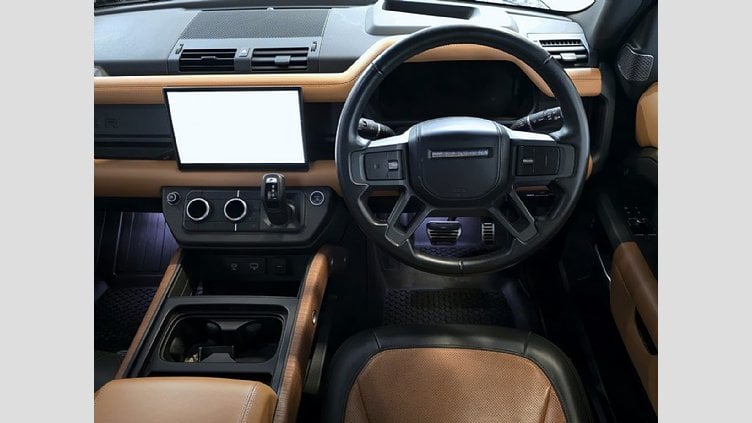 2022 Approved Land Rover Defender 90 Gondwana Stone BALANCE OF 5 YR MAINTENANCE PLAN VALID OR 100 000KM. FULL SERVICE HISTORY. The 2022 Defender 90 P400 X-(294kW) is the ultimate blend of rugged power and luxury.  Land Rover Defender 90 P400 X (294KW)