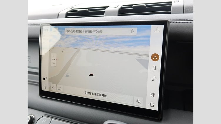 2025 認定中古車 Land Rover Defender 110 サントリーニブラック D350 ディーゼルマイルドハイブリッド X-Dynamic SE