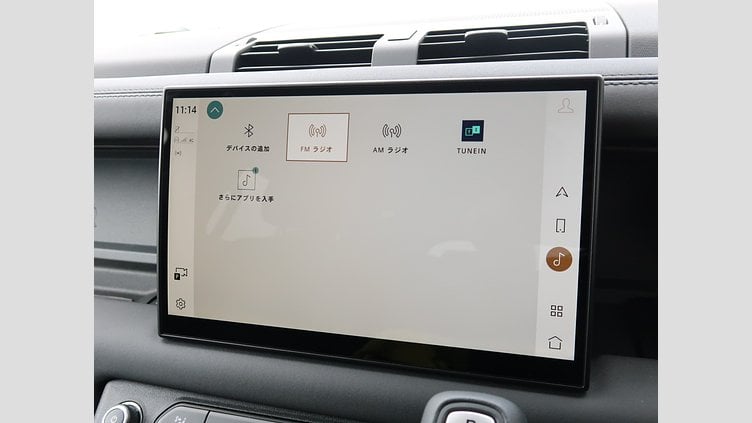 2025 認定中古車 Land Rover Defender 110 サントリーニブラック D350 ディーゼルマイルドハイブリッド X-Dynamic SE