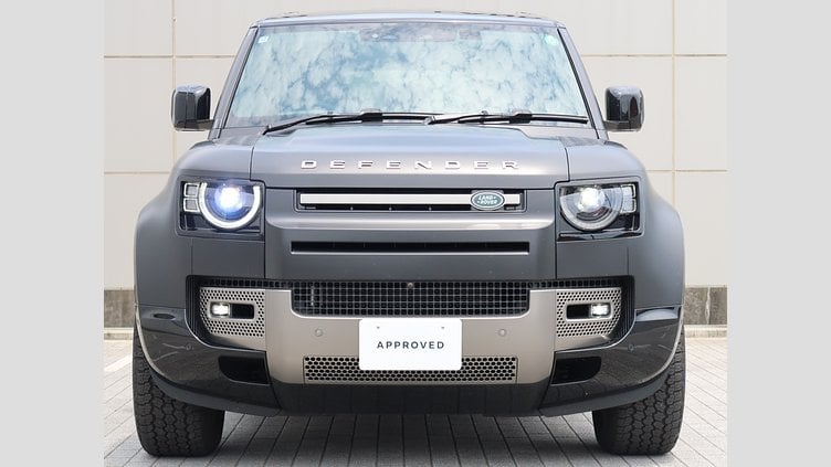 2025 認定中古車 Land Rover Defender 110 サントリーニブラック D350 ディーゼルマイルドハイブリッド X-Dynamic SE