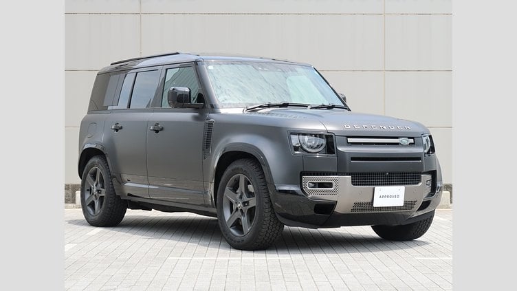 2025 認定中古車 Land Rover Defender 110 サントリーニブラック D350 ディーゼルマイルドハイブリッド X-Dynamic SE
