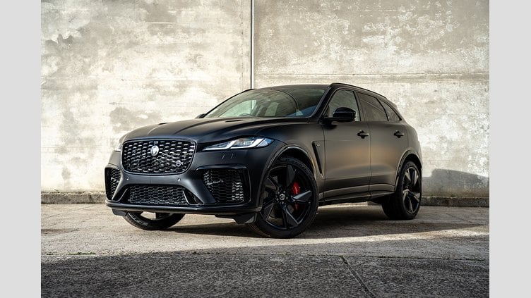 2025 New Jaguar F-Pace Ligurian Black in Satin finish P575 PETROL SVR 575 EDITION