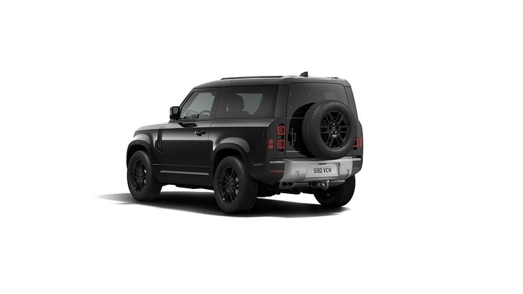 2025 Nowy Land Rover Defender 90 Santorini Black D250 S