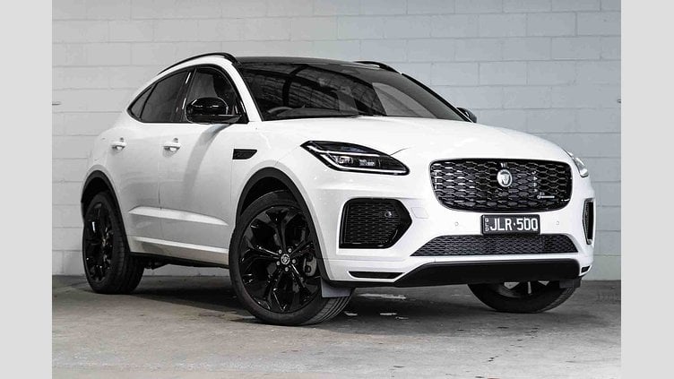 2024 Approved Jaguar E-Pace Ostuni Pearl White P250 Ingenium 2.0 litre 4-cylinder 183kW Turbocharged Petrol MHEV (Automatic) P250 R-DYNAMIC SE - 24.5MY