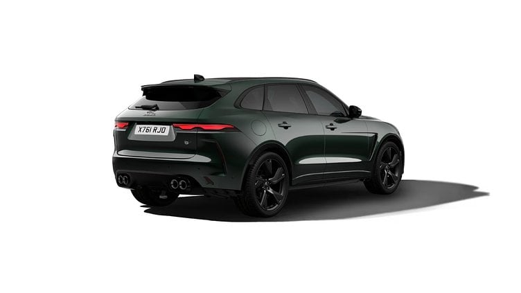 2025 New Jaguar F-Pace British Racing Green in Gloss finish P575 PETROL SVR 575 ULTIMATE EDITION