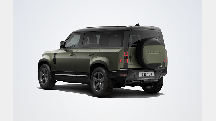 2026 SKLADOVÉ VOZIDLÁ Land Rover Defender 110 Zelená Woolstone D350  MHEV AUTOMAT AWD X-Dynamic HSE