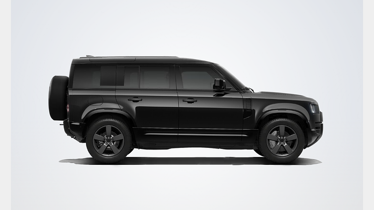 2026 SKLADOVÉ VOZIDLÁ Land Rover Defender 110 Čierna Santorini D350 MHEV AUTOMAT AWD X-Dynamic HSE