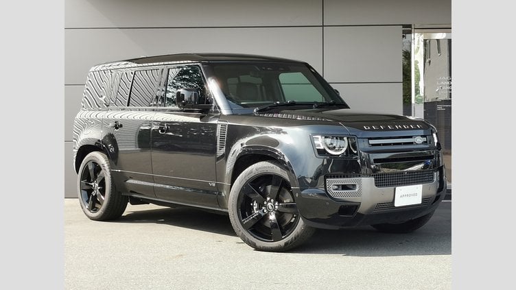 2024 認定中古車 Land Rover Defender 110 サントリーニブラック P525 AWD (AT) V8