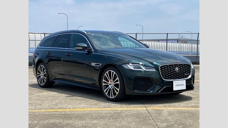 2022 認定中古車 Jaguar XF ブリティッシュレーシンググリーン P250 RWD（オートマチック） SPORTBRAKE R-DYNAMIC SE
