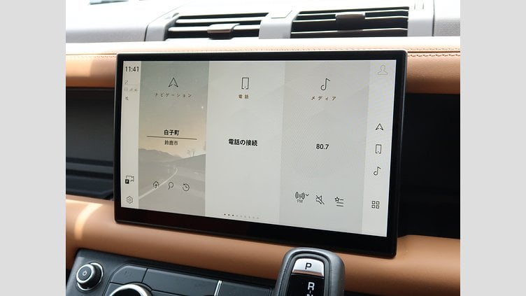 2023 認定中古車 Land Rover Defender 110 サントリーニブラック D300 AWD（AT） X-DYNAMIC HSE