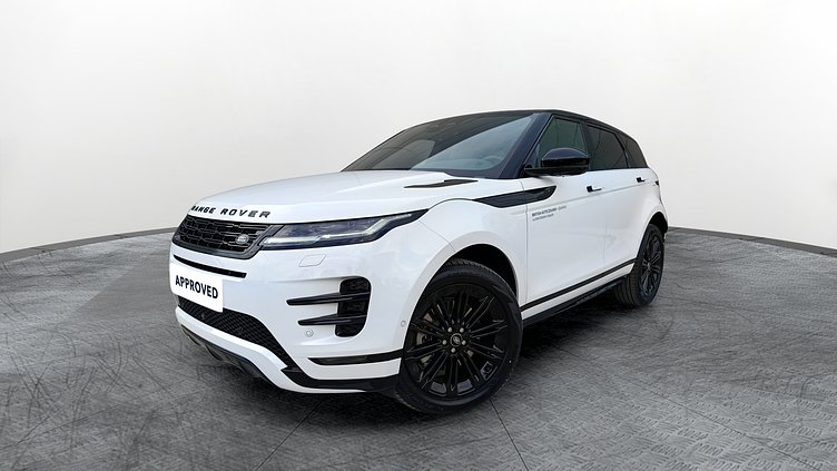 2024 Approved Land Rover Range Rover Evoque Fuji White 4x4 (dołączany automatycznie) Dynamic SE 1.5 I3 PHEV 269 PS AWD Auto