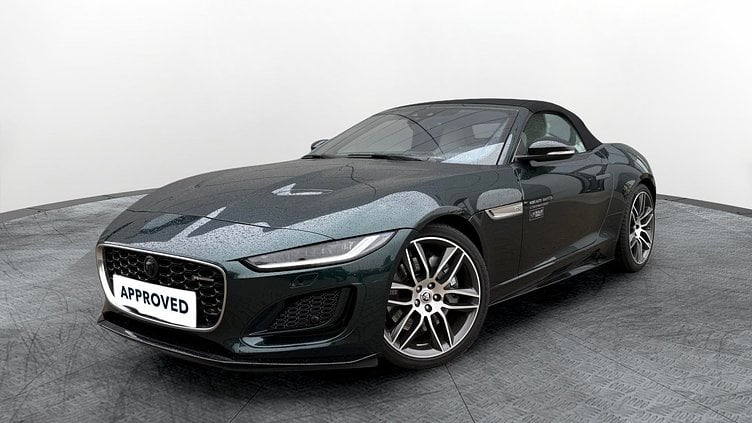 2023 Approved Jaguar F-Type British Racing Green P300 RWD AUTO CONVERTIBLE R-DYNAMIC