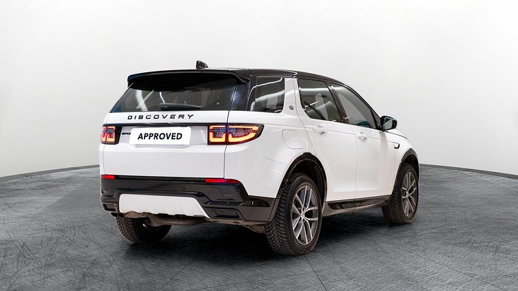 2024 Apstiprināts Land Rover Discovery Sport Fuji White D165 Diesel Mild Hybrid Standard Wheelbase Dynamic SE