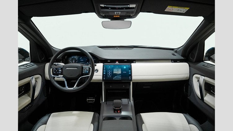 2024 Apstiprināts Land Rover Discovery Sport Fuji White D165 Diesel Mild Hybrid Standard Wheelbase Dynamic SE