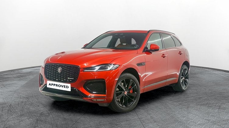 2022 Approved Jaguar F-Pace Firenze Red 2.0 404 PS R-DYNAMIC SE 