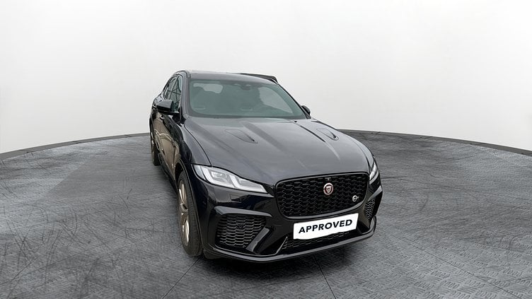 2023 Approved Jaguar F-Pace Ligurian Black 5.0 V8 S/C 550 CP SVR 1988