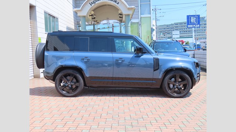 2025 認定中古車 Land Rover Defender 110 タスマンブルー D350 ディーゼルマイルドハイブリッド X-Dynamic HSE